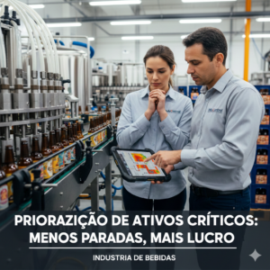 Priorização de ativos críticos em linha de envase de cervejaria